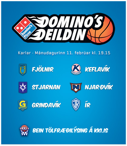 Domino's deild karla í kvöld · 3 leikir