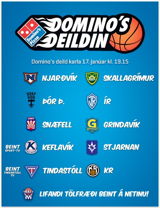 DOMINO'S DEILD KARLA · 5 leikir í kvöld