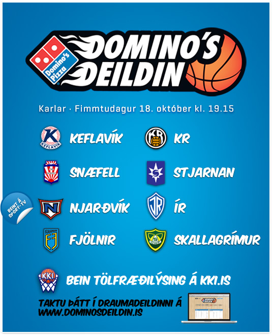 Leikir kvöldsins í Domino's deild karla