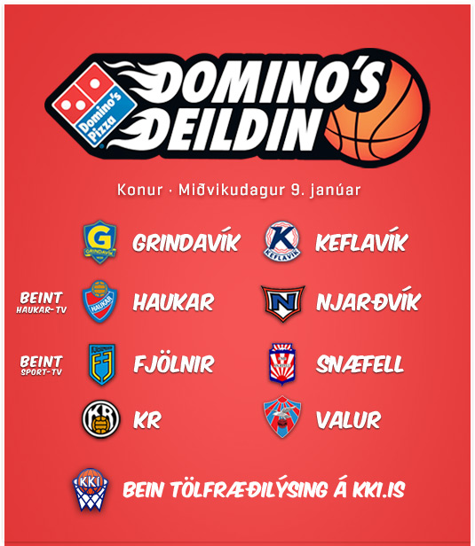 DOMINO'S deild kvenna í kvöld!