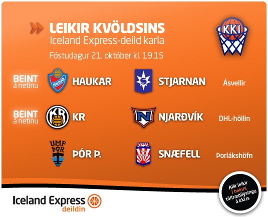 Í kvöld: Iceland Express-deild karla