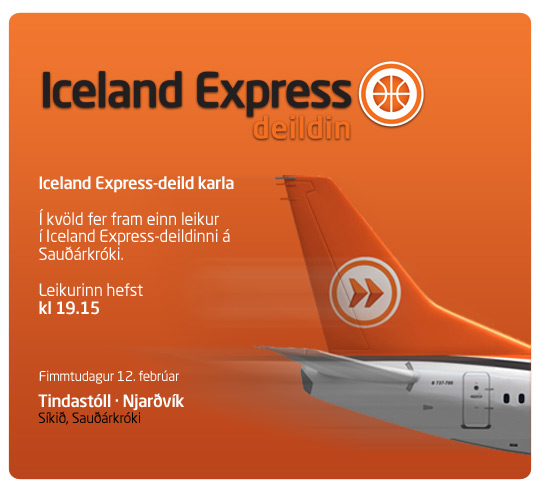 Iceland Express-deild karla í kvöld: Tindastóll · Njarðvík