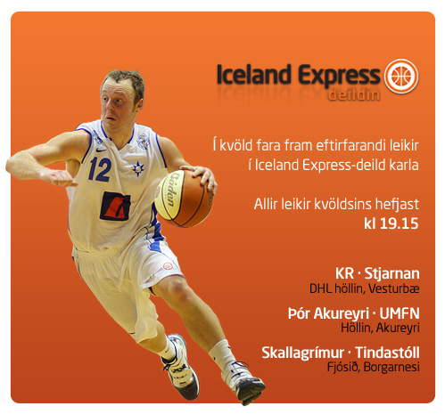 Leikir kvöldsins í Iceland Express-deild karla