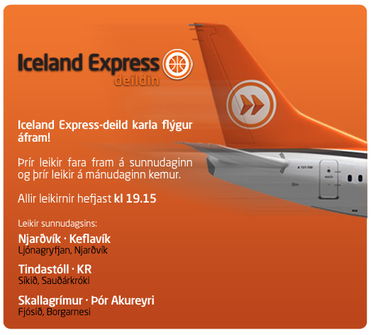 Iceland Express deild karla í kvöld