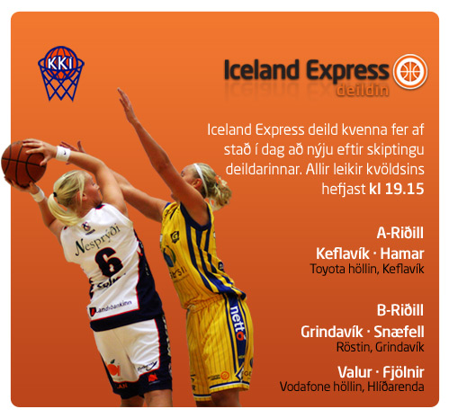 Leikir í kvöld í Iceland Express-deild kvenna