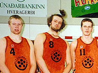 Lið Fylkis sem vann 2. deild karla veturinn 1997-1998.